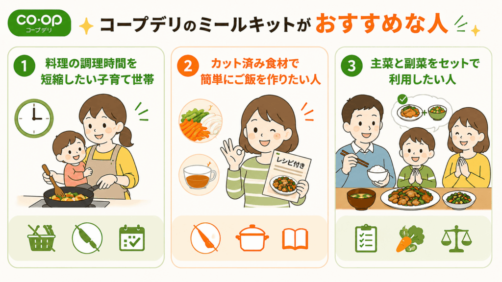 コープデリのミールキットがおすすめな人