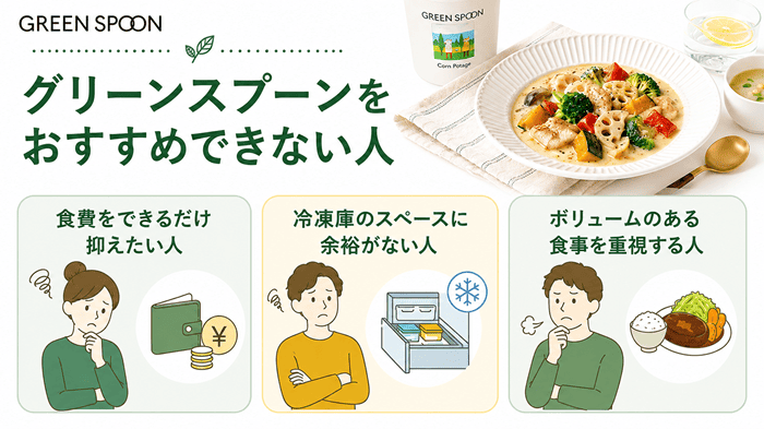グリーンスプーンをおすすめできない人