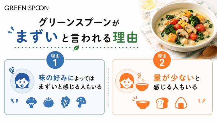 グリーンスプーンがまずいと言われる理由