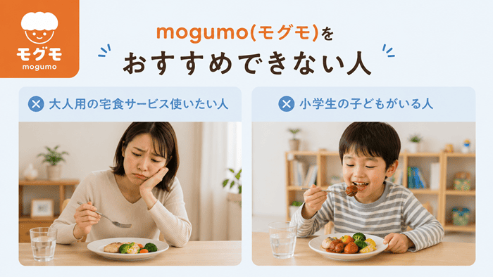 mogumo(モグモ)をおすすめできない人