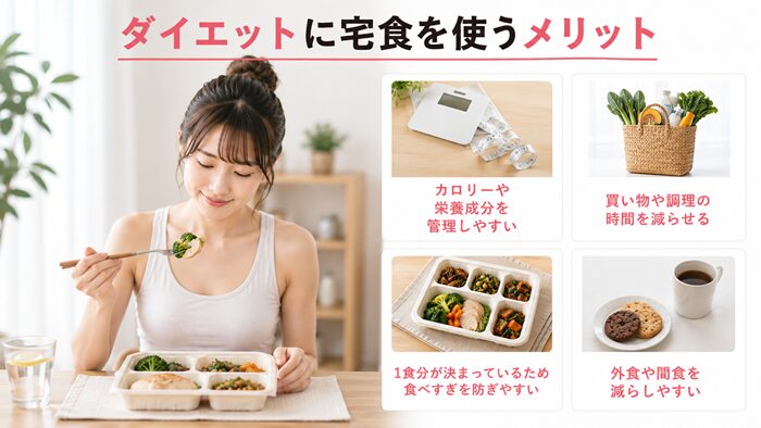 ダイエットに宅食を使うメリット